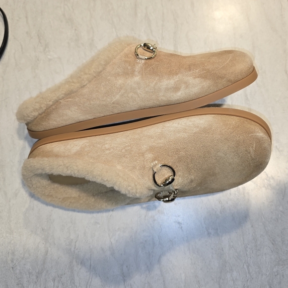 Gucci Beige Mule Slippers W/ Horsebit Women’s Size 40.5 EU / 10 US Made in Italy - Picture 9 of 9